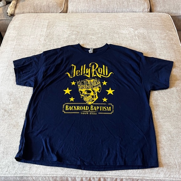 2023 JELLY ROLL "Backroad Baptism" Concert Tour (3XL) T-Shirt - Picture 1 of 4